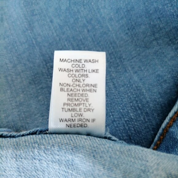 Y2K Cato Est. 1946 Womens Blue Patchwork Detailing Denim Mini Skirts Size 22W - Picture 7 of 7